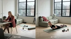 Therapeutische pilates voor een rechtere bovenrug: 5 minuten per dag, rustig en veilig